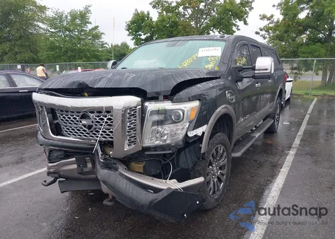 2016 Nissan Titan Xd Platinum Reserve Diesel from USA, damaged, VIN 1N6BA1F40GN510638